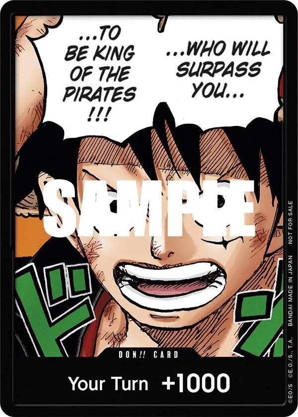 Carta DON!! Card (Monkey.D.Luffy) (1st Anniversary DON!! Card Pack) (DON-520776)