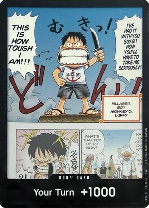 Carta DON!! Card (Young Luffy) (Devil Fruits Collection Vol. 1) (DON-525668)