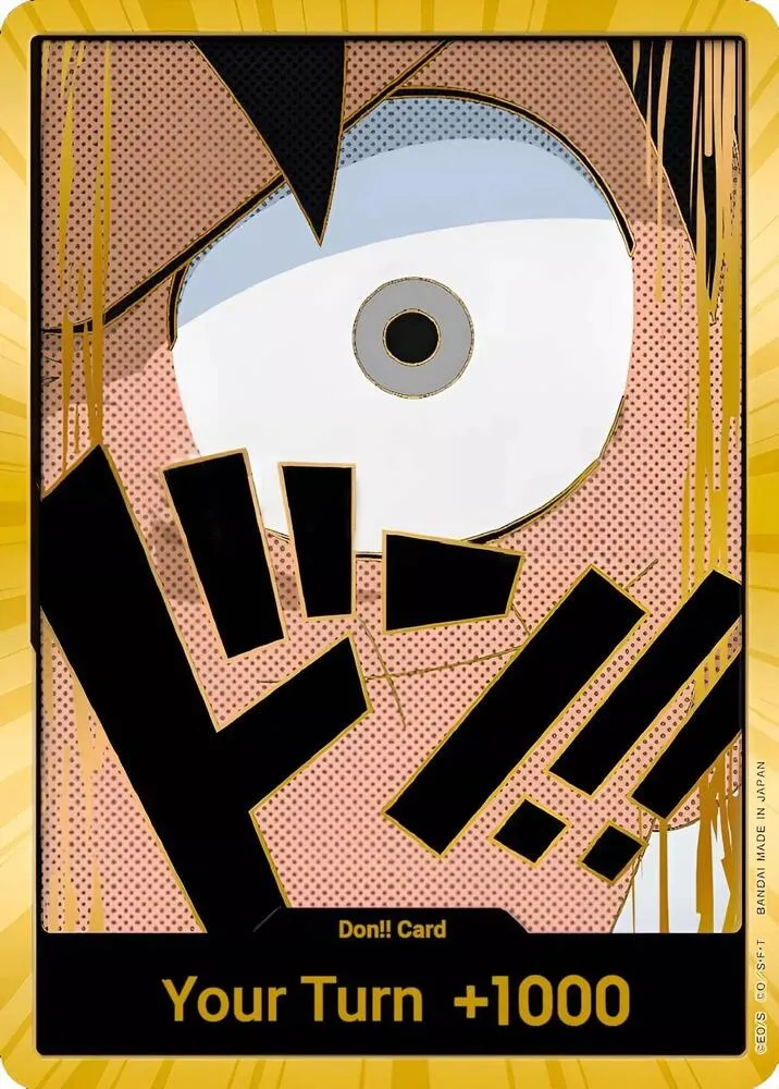 Carta DON!! Card (Luffy) (Gold) (DON-587706)