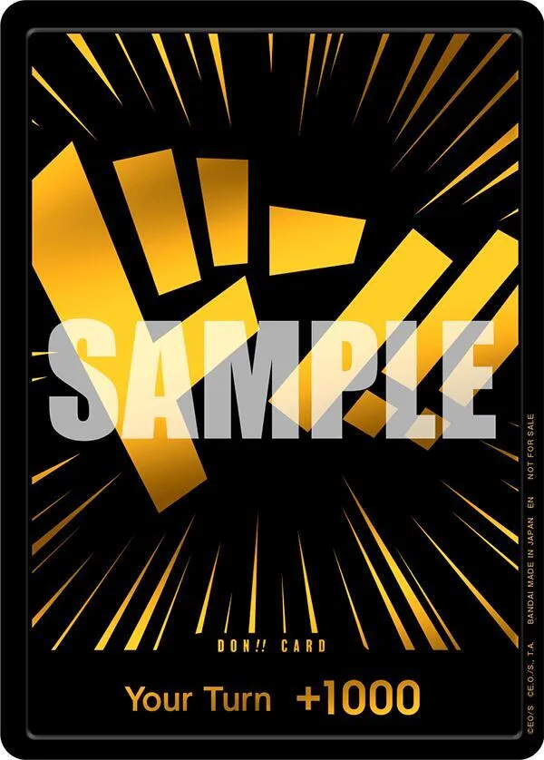 Carta DON!! Card (Black and Gold) (DON-623626)