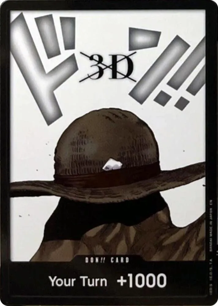 Carta DON!! Card (3D) (Double Pack Set Vol. 8) (DON-651175)