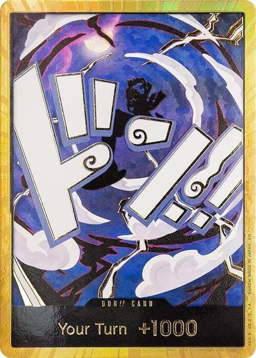 Carta DON!! Card (GEAR5 Luffy) (Gold) (DON-655118)