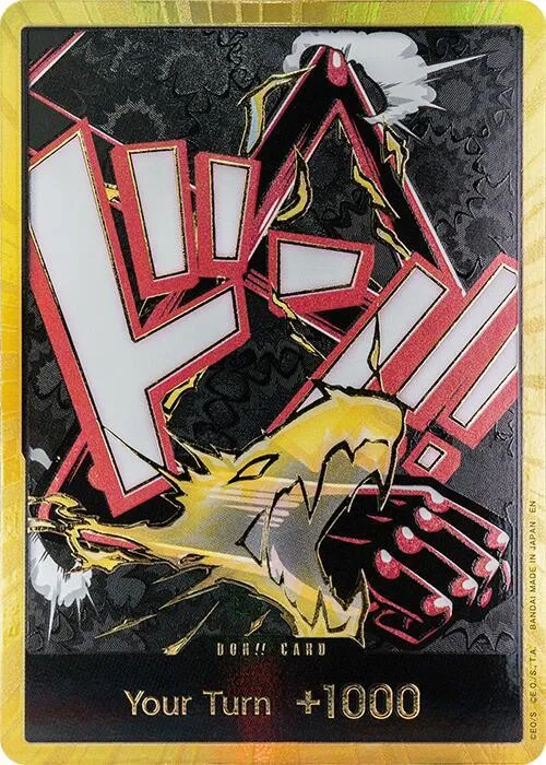 Carta DON!! Card (Gear 4 Luffy) (Gold) (DON-655896)