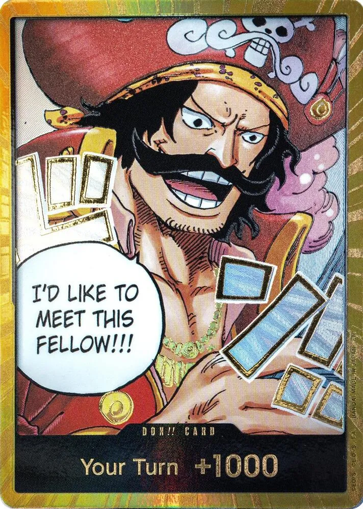 Carta DON!! Card (Gol.D.Roger) (Gold) (DON-660710)