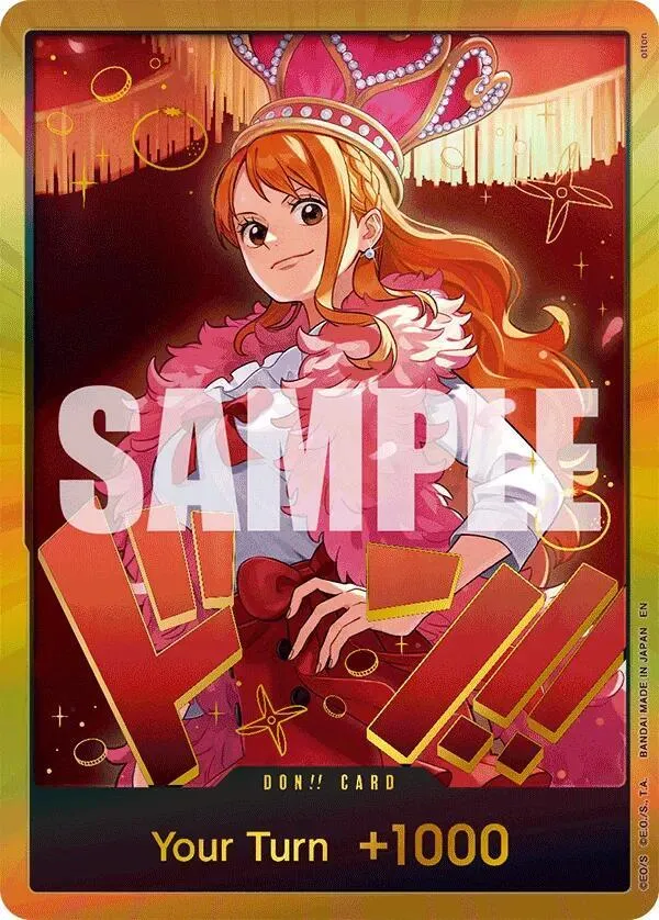 Carta DON!! Card (Nami) (Gold) (DON-677559)