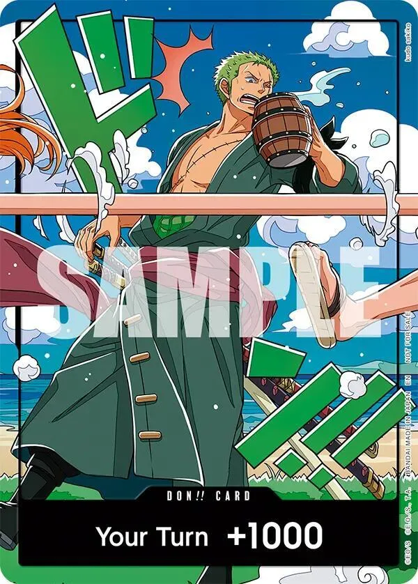 Carta DON!! Card (World United) (Zoro) (DON-712744)
