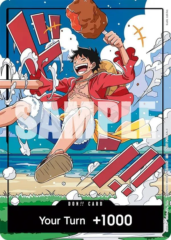 Carta DON!! Card (World United) (Luffy) (DON-712745)