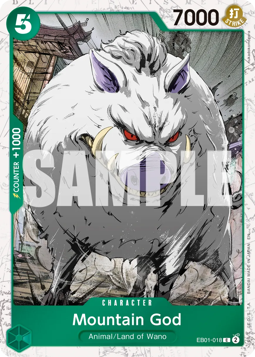 Carta Mountain God (EB01-018)