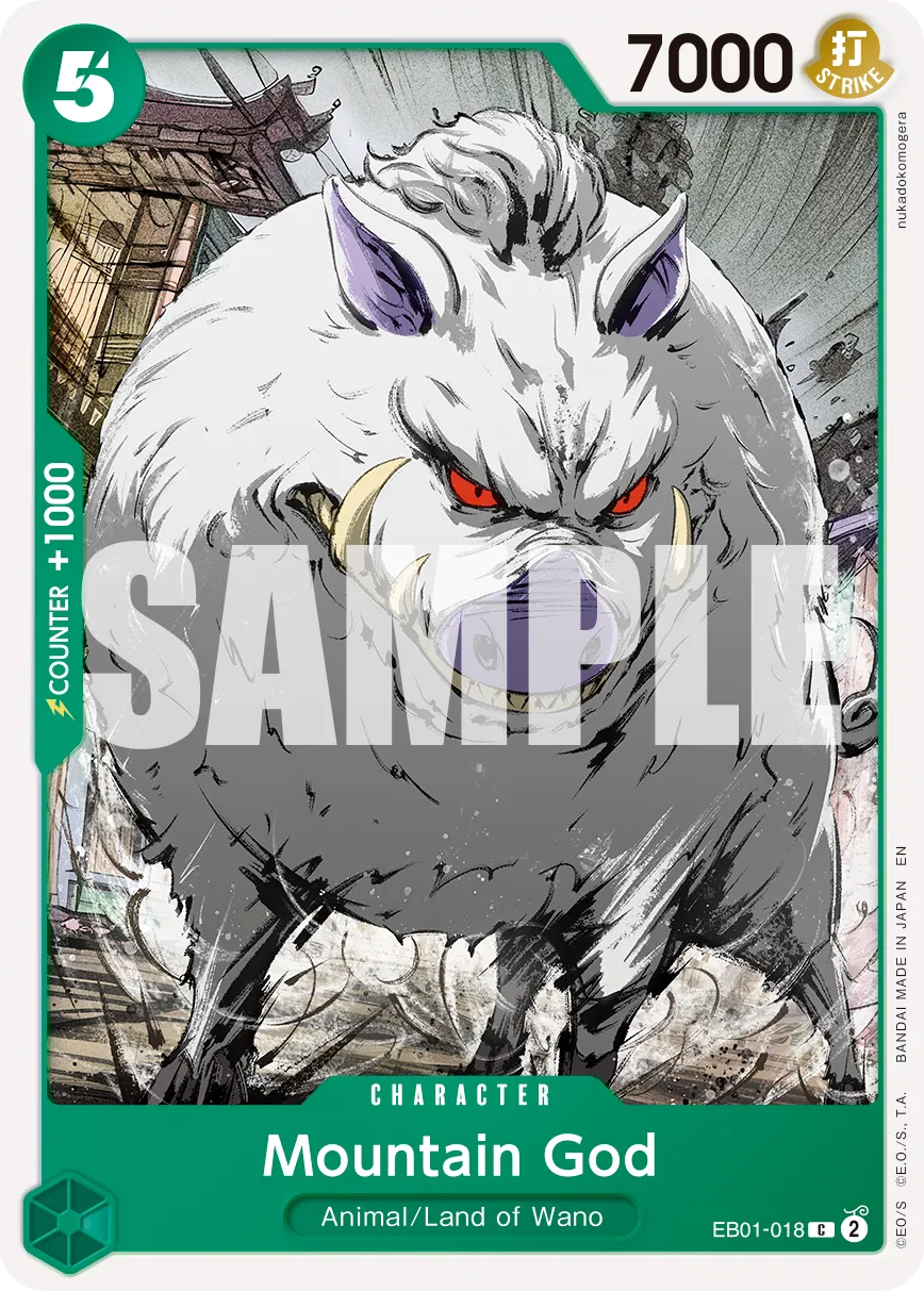 Carta Mountain God (EB01-018)