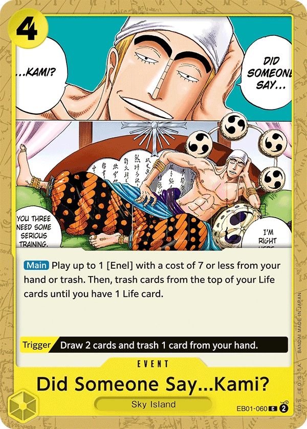 Carta Did Someone Say...Kami? (EB01-060)
