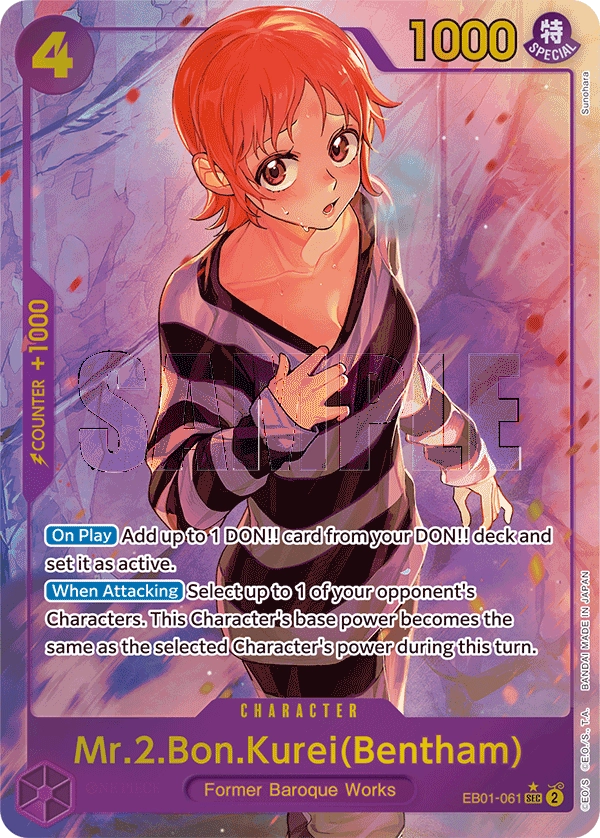 Carta Mr.2.Bon.Kurei(Bentham) (EB01-061)