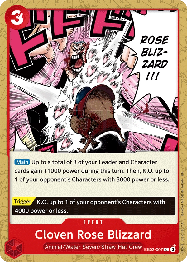 Carta Cloven Rose Blizzard (EB02-007)