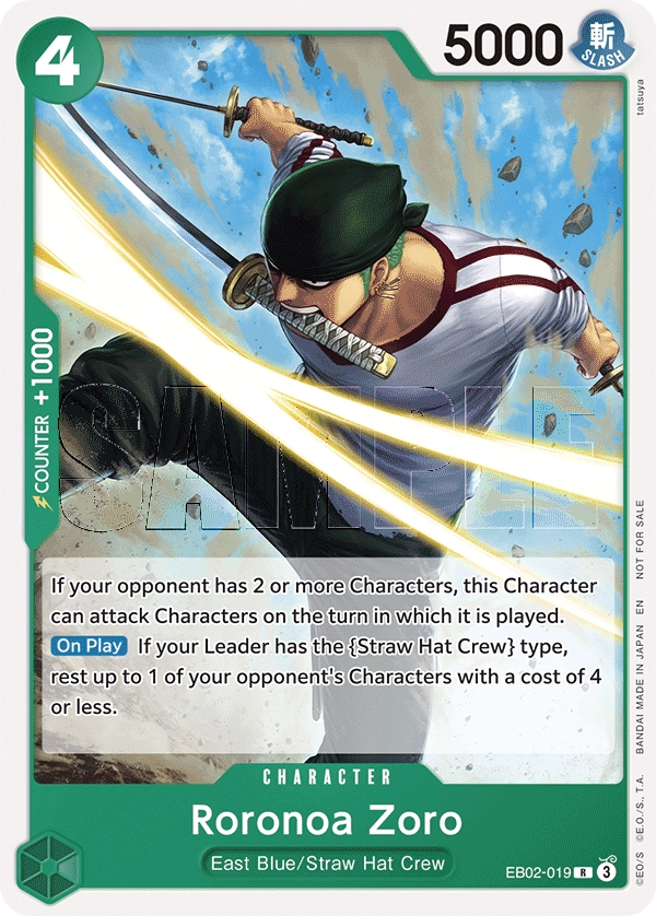 Carta Roronoa Zoro (EB02-019)