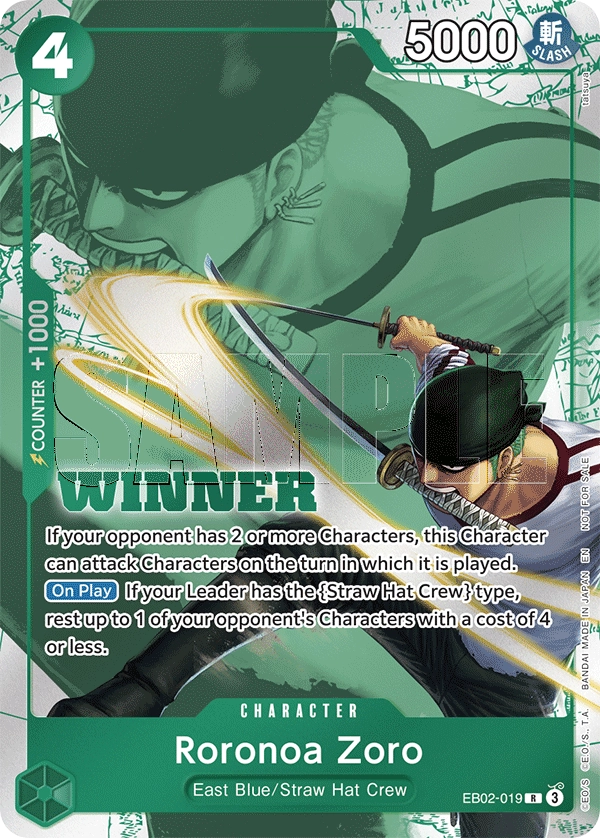 Carta Roronoa Zoro (EB02-019)