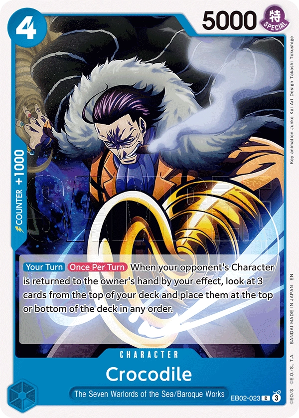 Carta Crocodile (EB02-023)