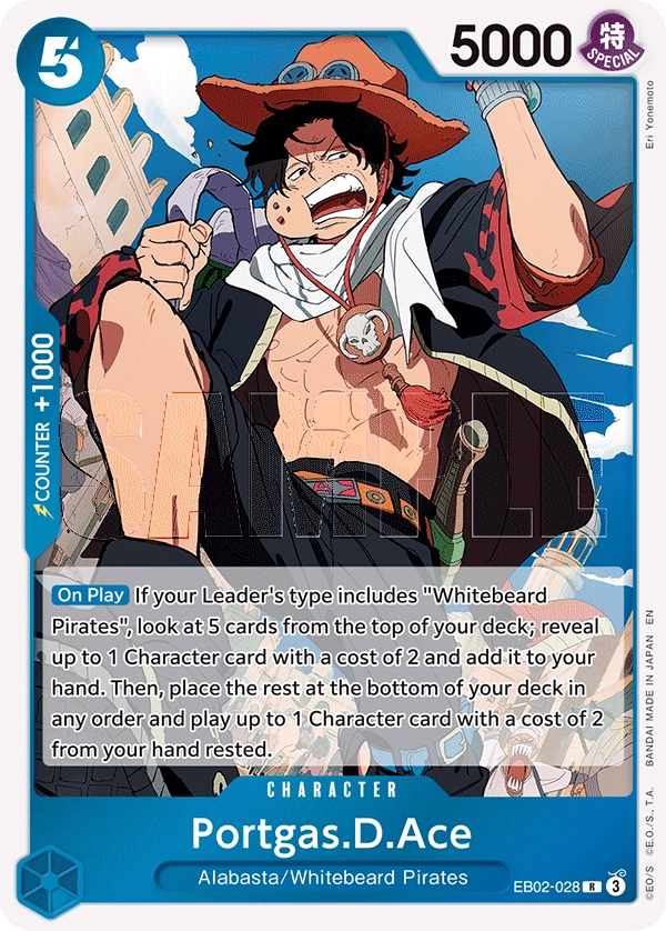 Carta Portgas.D.Ace (EB02-028)