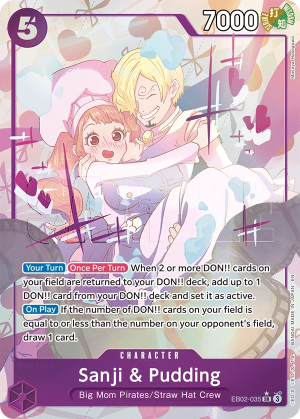 Carta Sanji & Pudding (EB02-035)