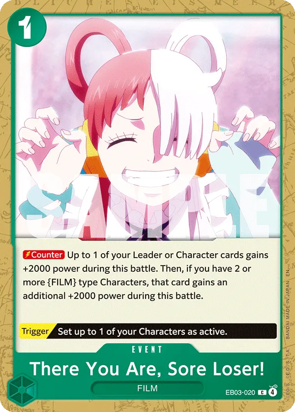 Carta There You Are, Sore Loser! (EB03-020)