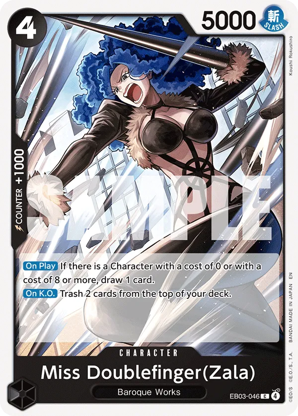 Carta Miss Doublefinger(Zala) (EB03-046)