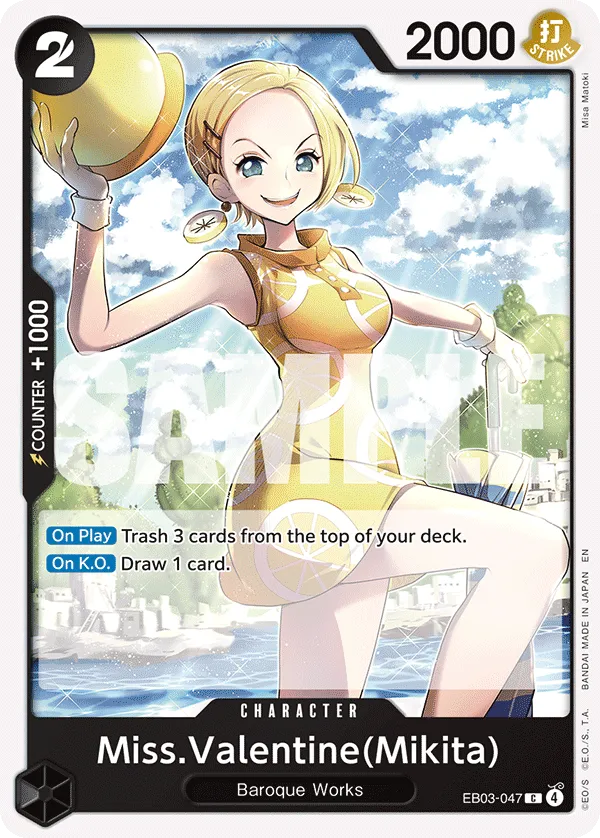 Carta Miss.Valentine(Mikita) (EB03-047)