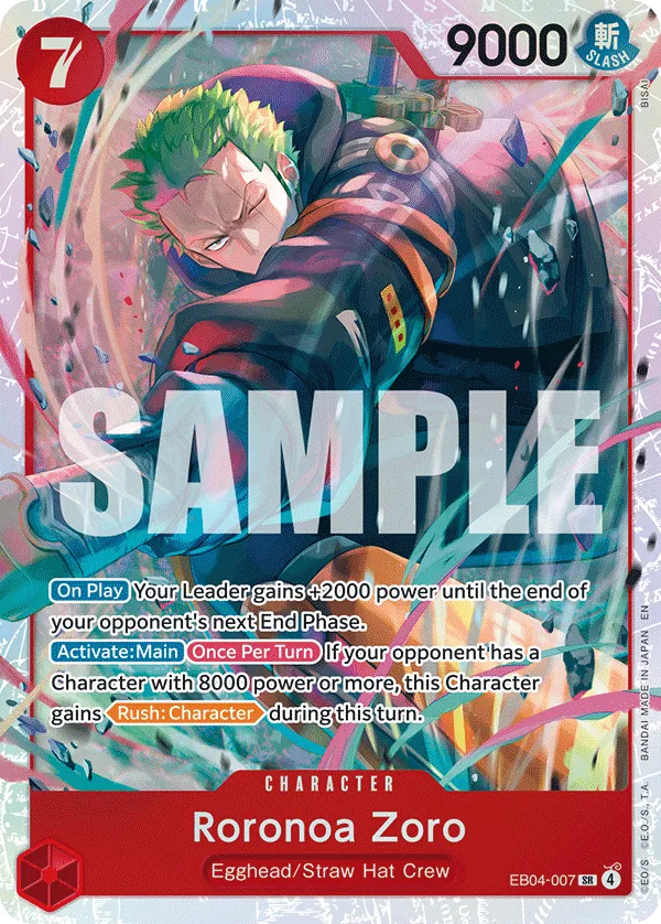 Carta Roronoa Zoro (EB04-007)