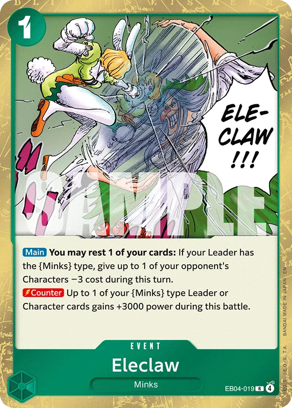 Carta Eleclaw (EB04-019)