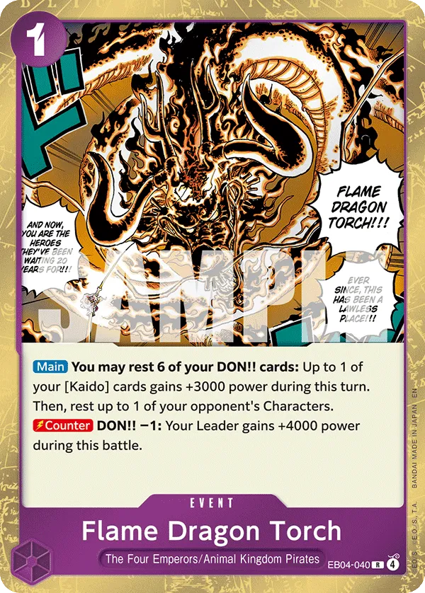 Carta Flame Dragon Torch (EB04-040)