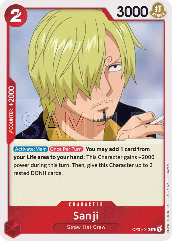 Carta Sanji (OP01-013)