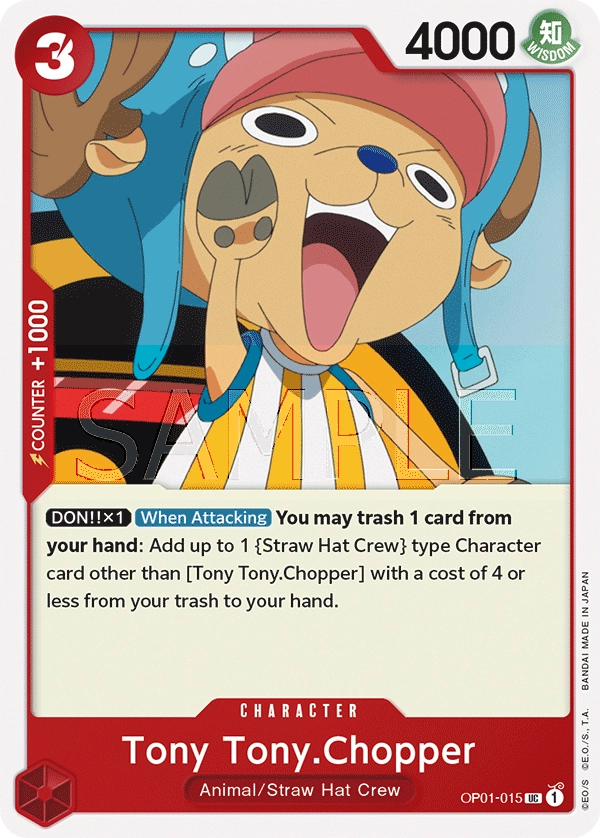 Carta Tony Tony.Chopper (OP01-015)
