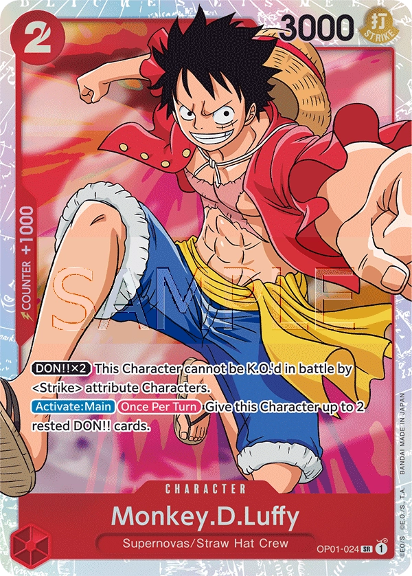 Carta Monkey.D.Luffy (OP01-024)