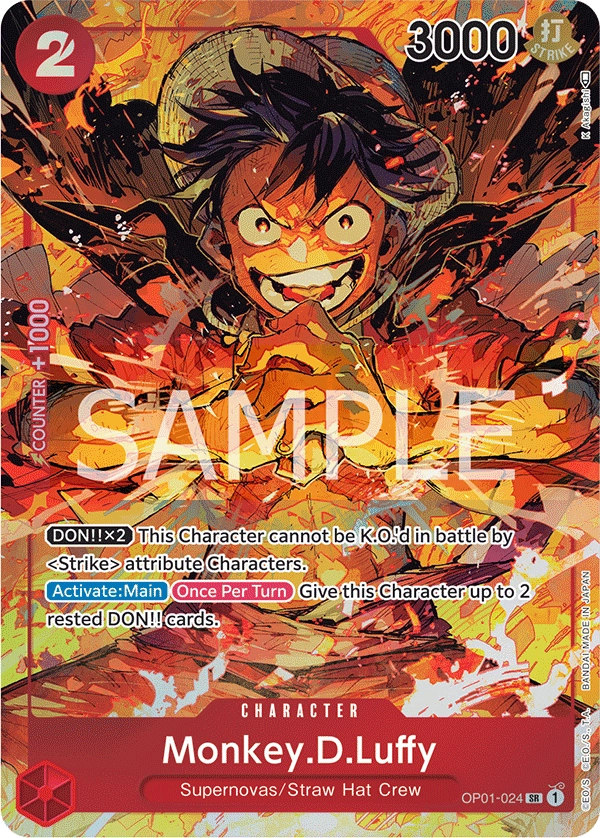 Carta Monkey.D.Luffy (OP01-024)