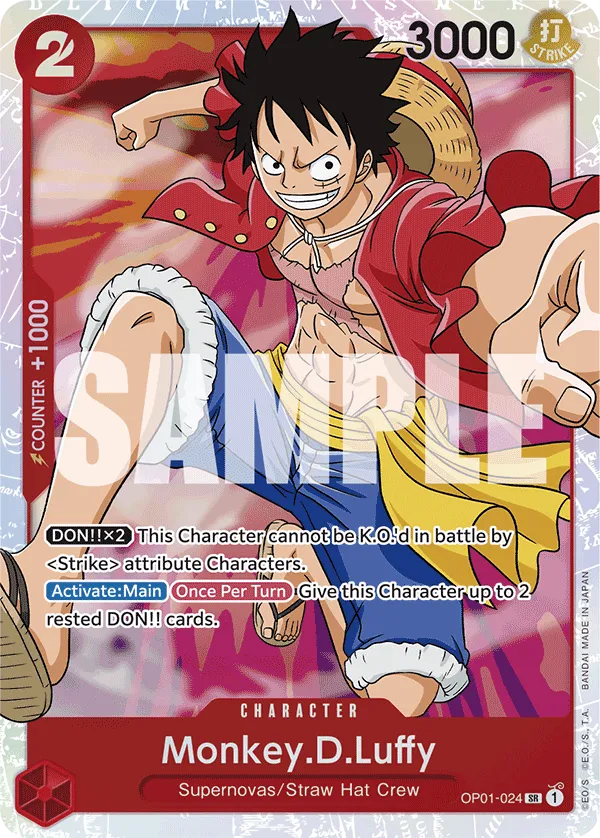Carta Monkey.D.Luffy (OP01-024)