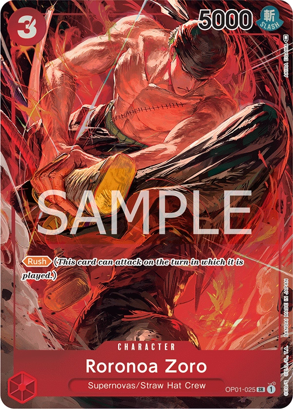 Carta Roronoa Zoro (OP01-025)