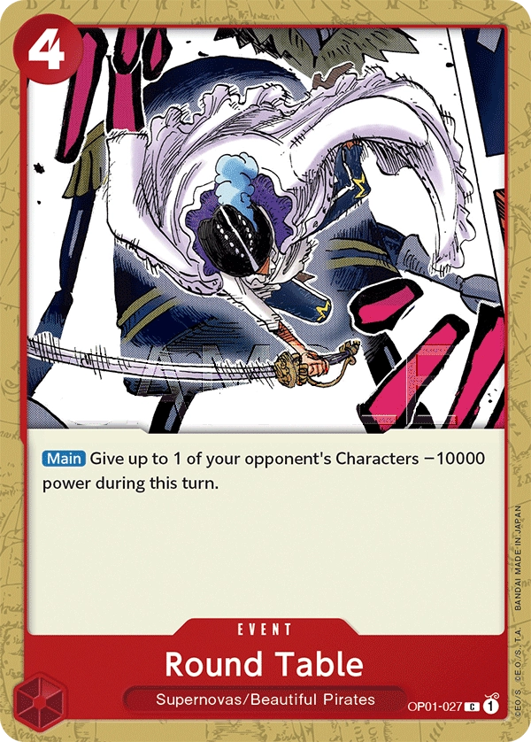 Carta Round Table (OP01-027)