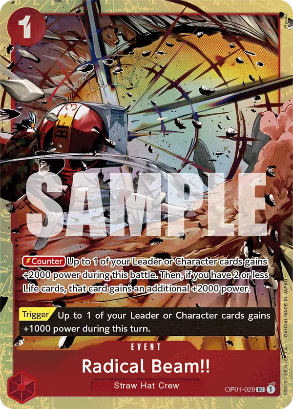 Carta Radical Beam!! (OP01-029)