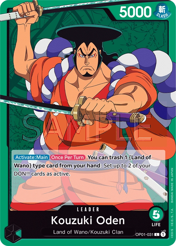 Carta Kouzuki Oden (OP01-031)