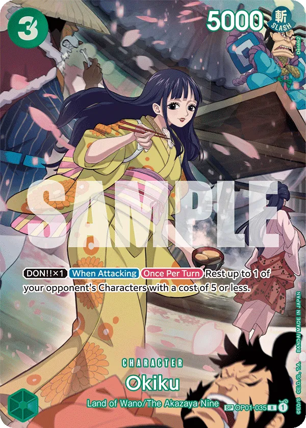 Carta Okiku (OP01-035)