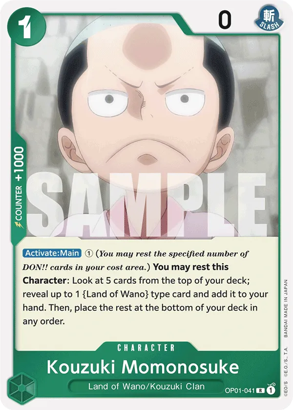 Carta Kouzuki Momonosuke (OP01-041)