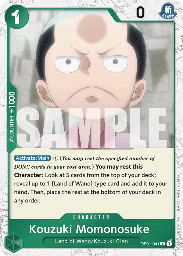 Carta Kouzuki Momonosuke (OP01-041)
