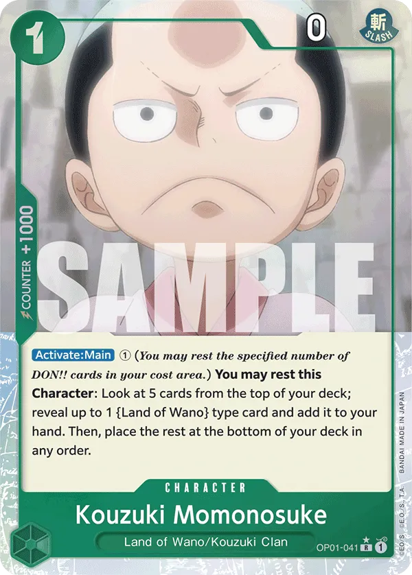Carta Kouzuki Momonosuke (OP01-041)