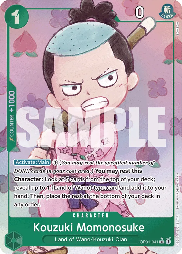 Carta Kouzuki Momonosuke (OP01-041)