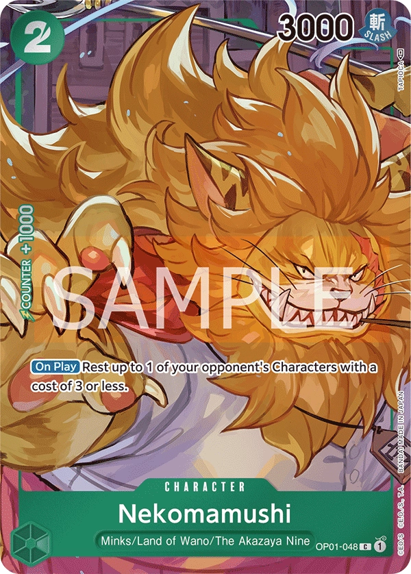 Carta Nekomamushi (OP01-048)