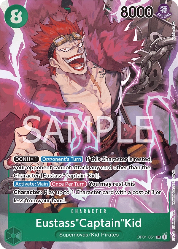 Carta Eustass"Captain"Kid (OP01-051)