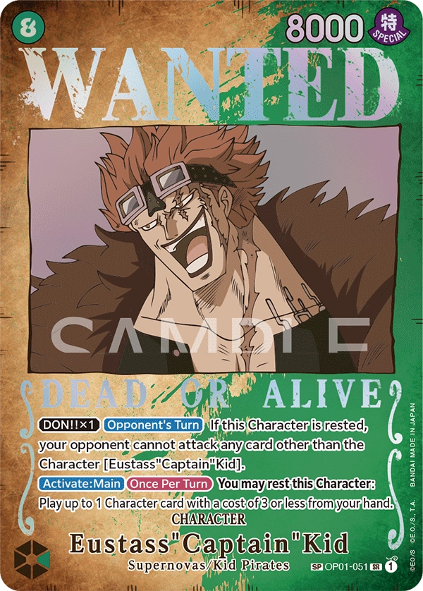 Carta Eustass"Captain"Kid (OP01-051)