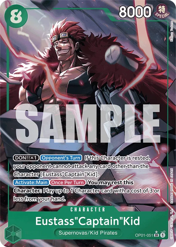 Carta Eustass"Captain"Kid (OP01-051)