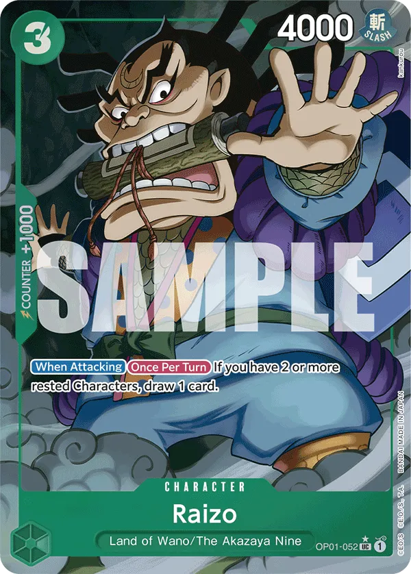 Carta Raizo (OP01-052)