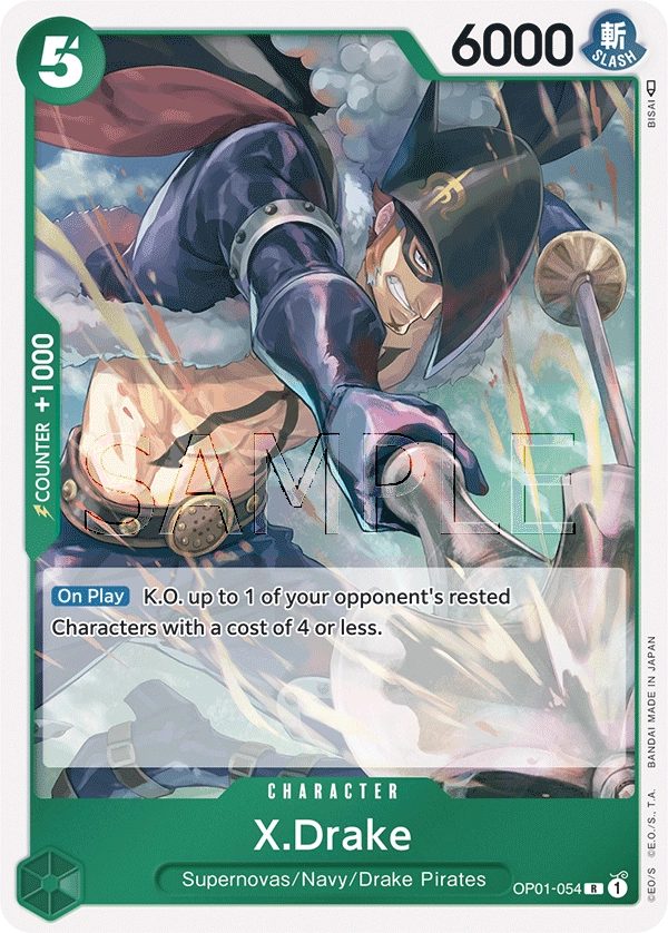 Carta X.Drake (OP01-054)