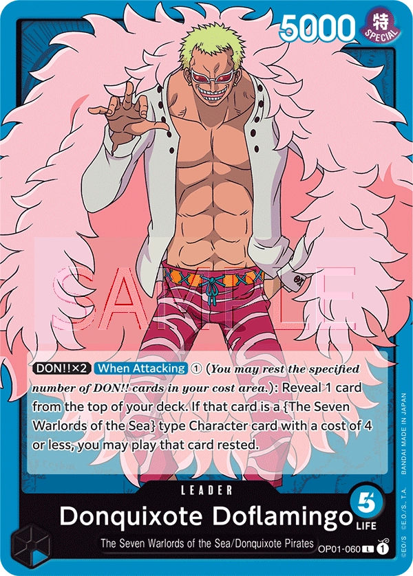 Carta Donquixote Doflamingo (OP01-060)
