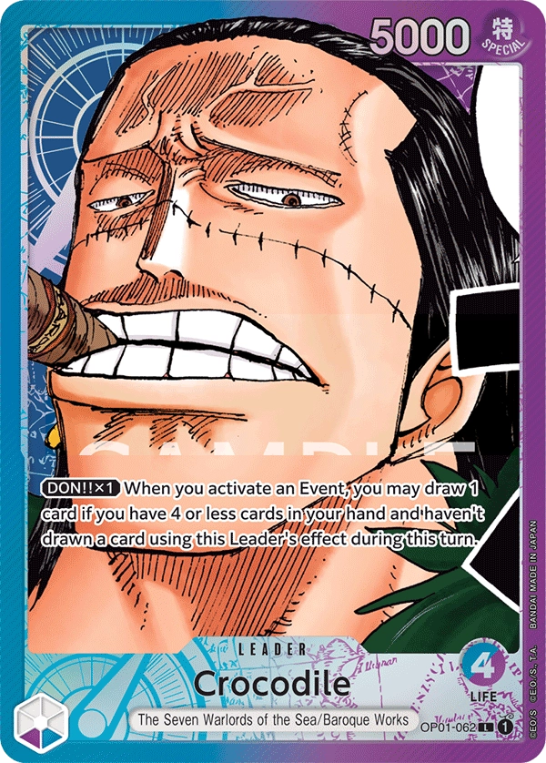 Carta Crocodile (OP01-062)