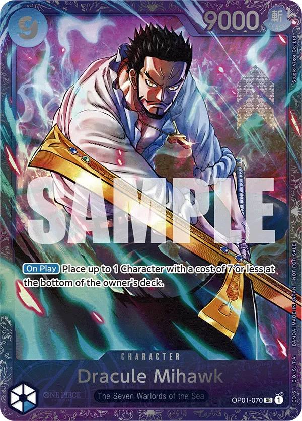 Carta Dracule Mihawk (OP01-070)